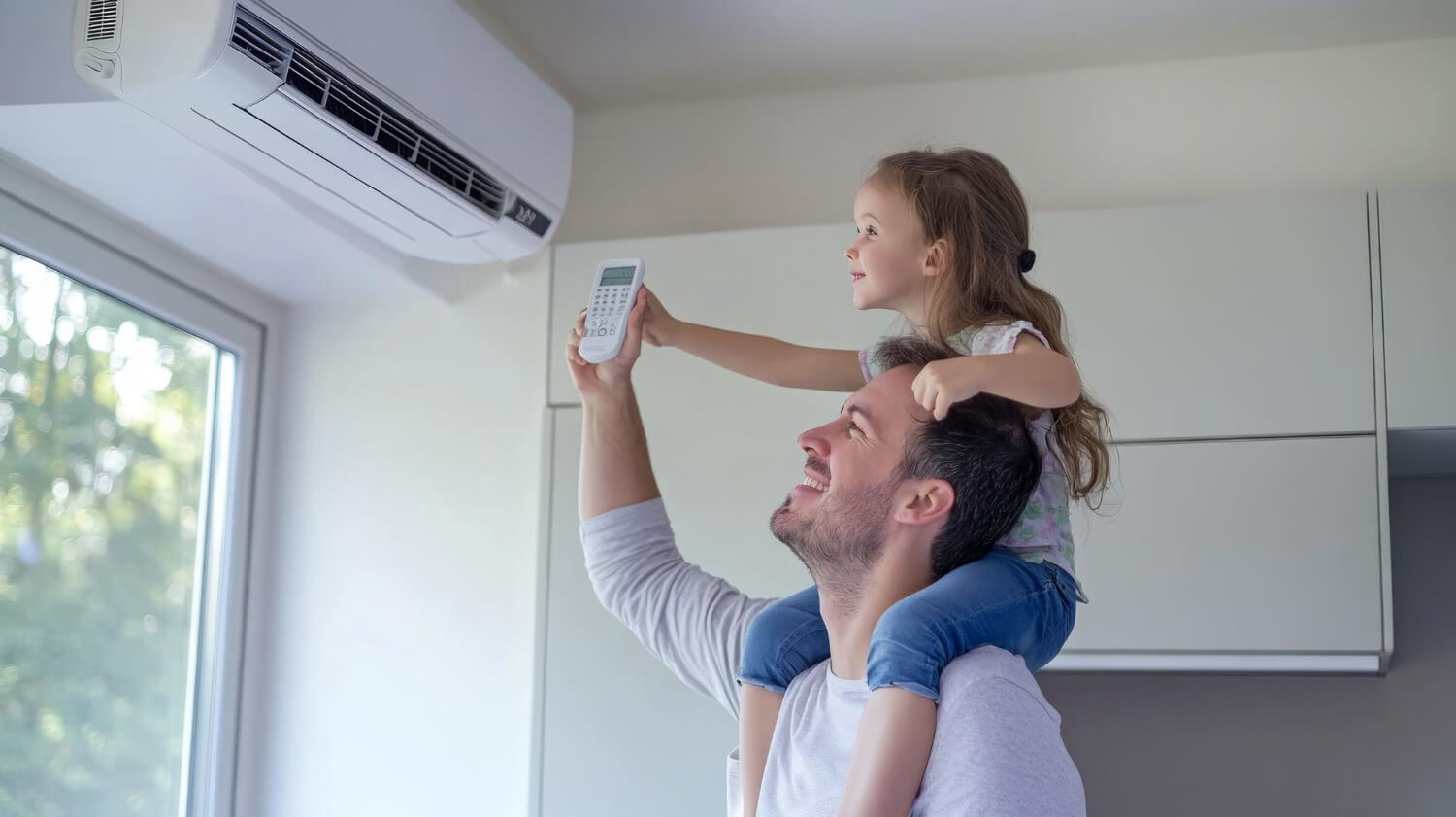 Northern Virginia family enjoying comfort from their reliable HVAC company