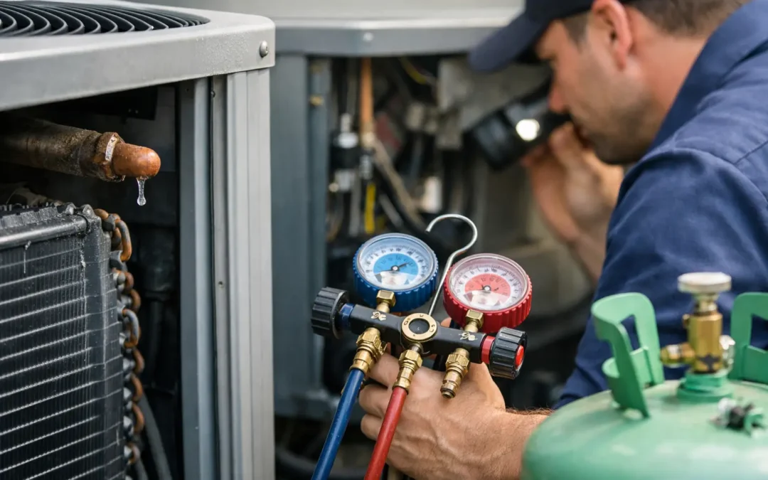 8 AC Refrigerant Leak Symptoms to Watch