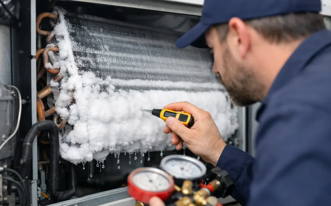 How to Troubleshoot a Frozen AC Evaporator